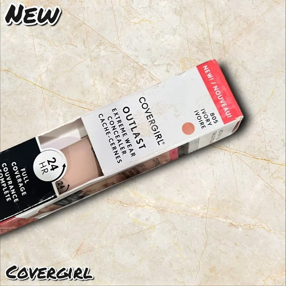 NEW CoverGirl Outlast Extreme Wear Concealer – ivory 805 (0.30 fl oz)